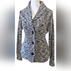 Kenneth Cole New York Black and White Cardigan